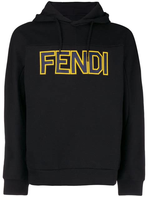 fendi hoodie heren|fendi hoodie size large.